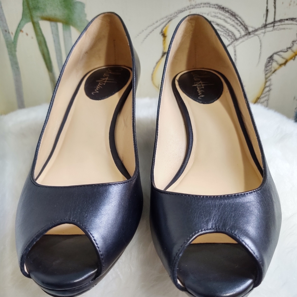 Cole Haan Nike Air Peep Toe Pumps